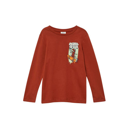 s.Oliver longsleeve rood afbeelding