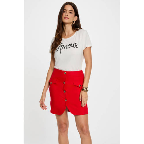 Morgan T-shirt ecru afbeelding