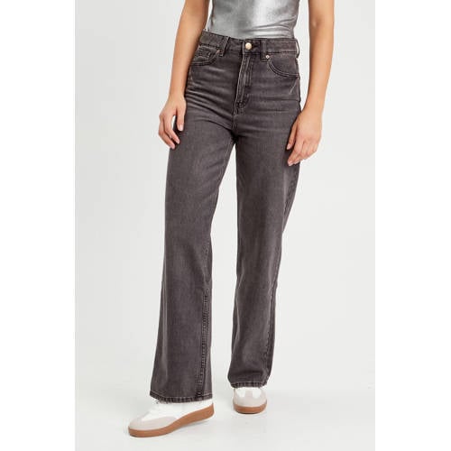 Cache Cache high waist wide leg jeans black afbeelding
