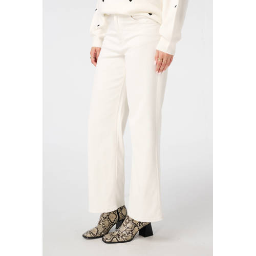 MS Mode wide leg jeans ecru afbeelding