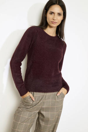 pullover donkerrood