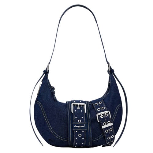 Desigual denim schoudertas donkerblauw afbeelding