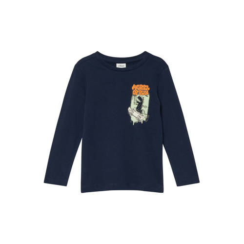 s.Oliver longsleeve marine afbeelding