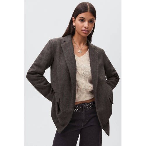 MANGO TEEN jasje voor binnen bruin afbeelding