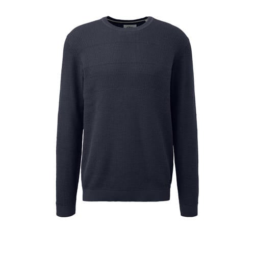 s.Oliver Big Size trui gebreid donkerblauw afbeelding