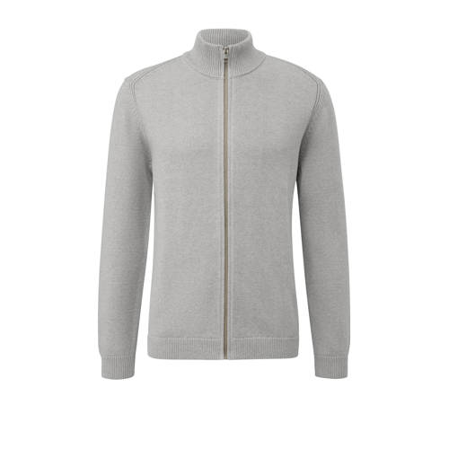 s.Oliver Big Size vest gebreid grijs afbeelding