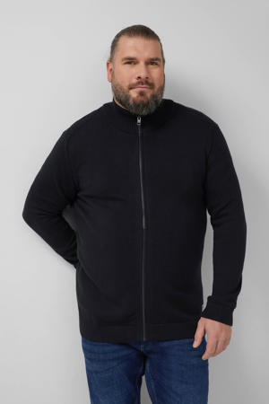 vest gebreid zwart