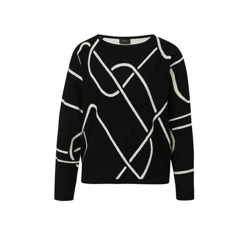 s.Oliver BLACK LABEL gebreide trui zwart afbeelding