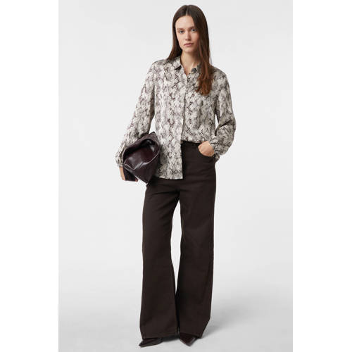comma blouse grijs afbeelding
