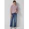 s.Oliver sweater met backprint oudroze