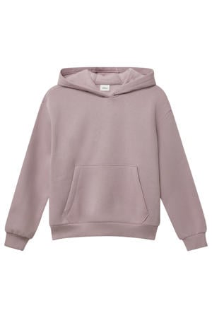 sweater met backprint oudroze