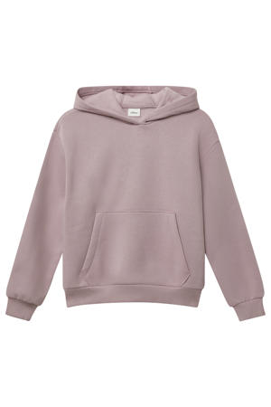 sweater met backprint oudroze