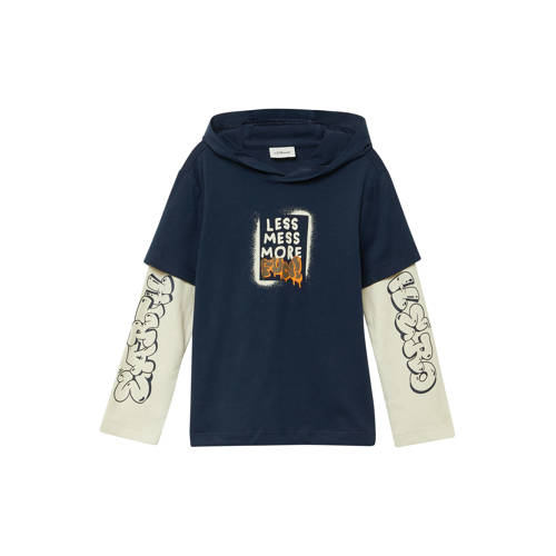 s.Oliver longsleeve donkerblauw afbeelding