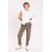 Cache Cache corduroy straight regular waist casual broek olijfgroen