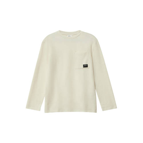 s.Oliver longsleeve ecru afbeelding