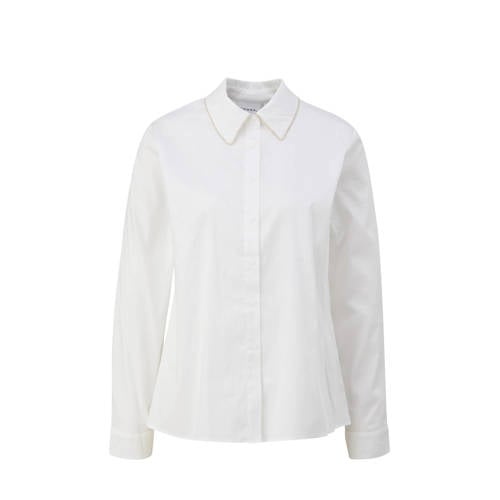 comma blouse wit afbeelding