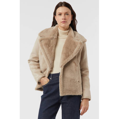 comma teddy jas beige afbeelding