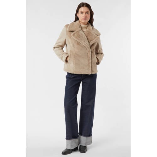comma teddy jas beige afbeelding