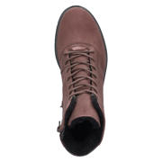 thumbnail: Ecco Bella gevoerde nubuck veterboots donkerbruin