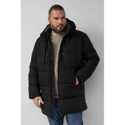 s.Oliver Big Size winterjas zwart afbeelding