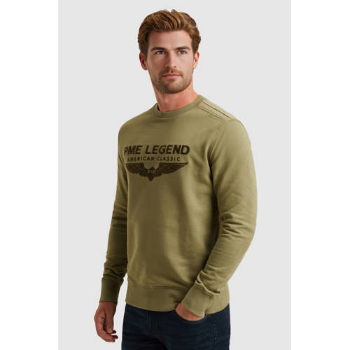 PME Legend sweater groen afbeelding