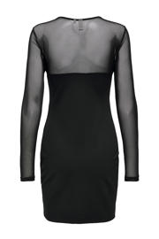 thumbnail: ONLY mesh bodycon jurk zwart