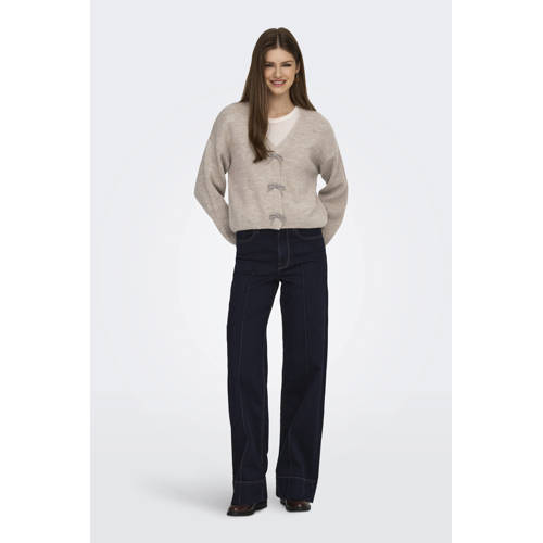 ONLY vest beige gebreid afbeelding