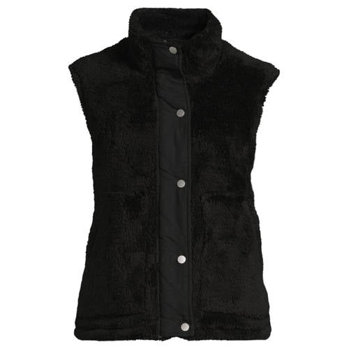 ONLY imitatiebonten bodywarmer zwart afbeelding