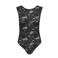 ONLY kanten body zwart met glitter