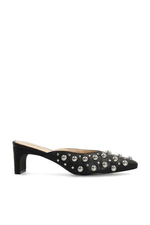 muiltjes met studs zwart