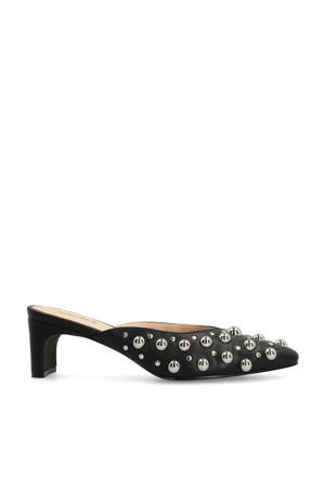 muiltjes met studs zwart