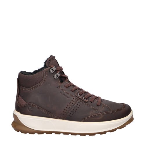 Ecco Byway gevoerde nubuck sneakers bruin afbeelding