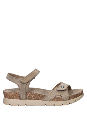 Sulia Basics suède sandalen beige