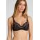 Hunkemöller niet-voorgevormde beugelbh Lily zwart/roze