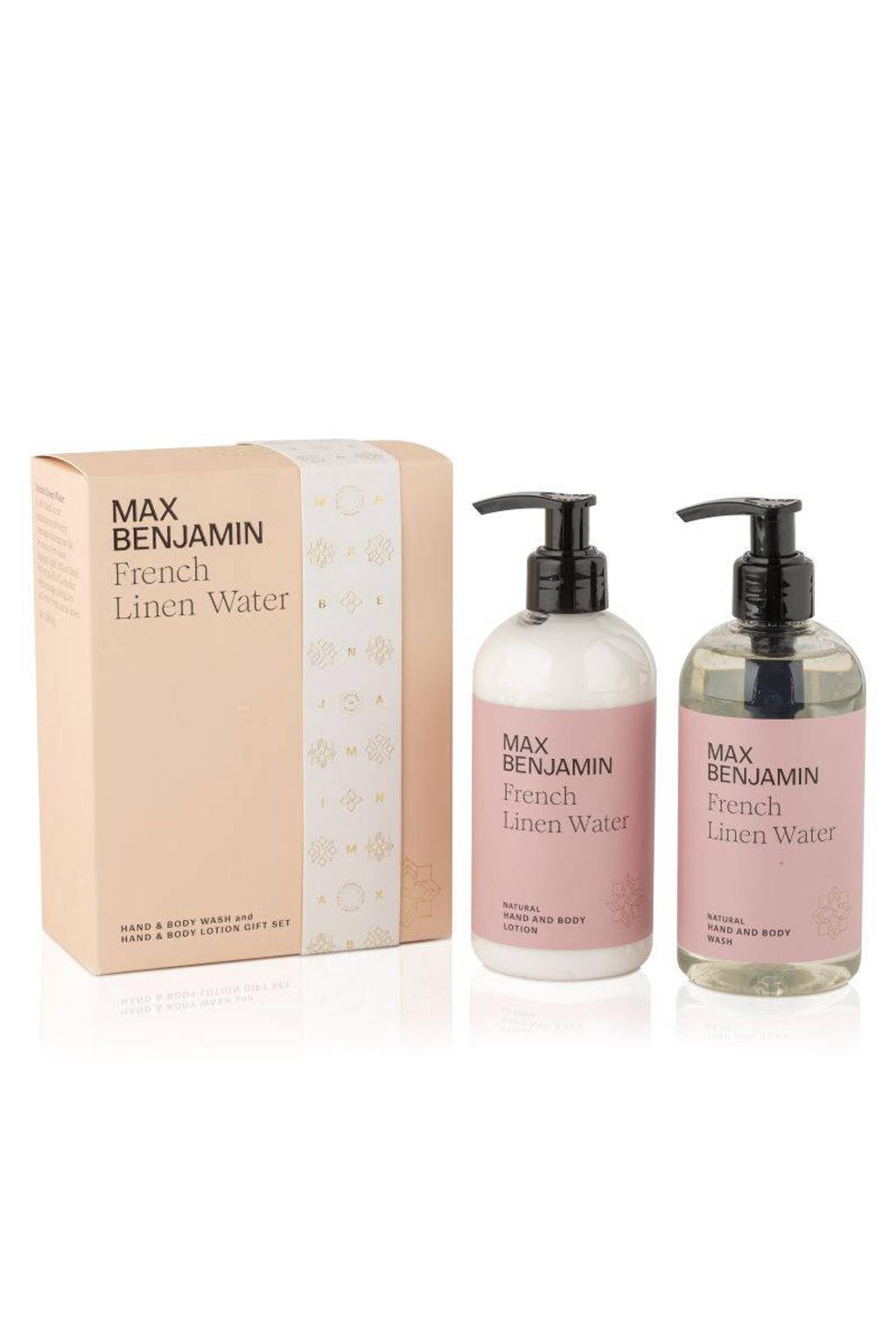 Max Benjamin giftset hand & body - French Linen Water