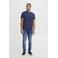 Blend regular fit T-shirt - donkerblauw