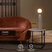 thumbnail: Lucide FIGARO - Tafellamp - Ø 12 cm, H 53,5cm - 1xG9 - Grijs