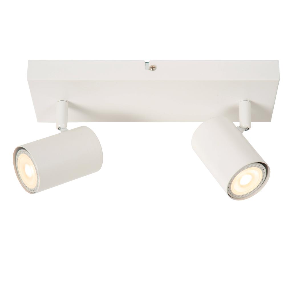 Lucide AMIGO - Plafondspot - 2xGU10 - Wit