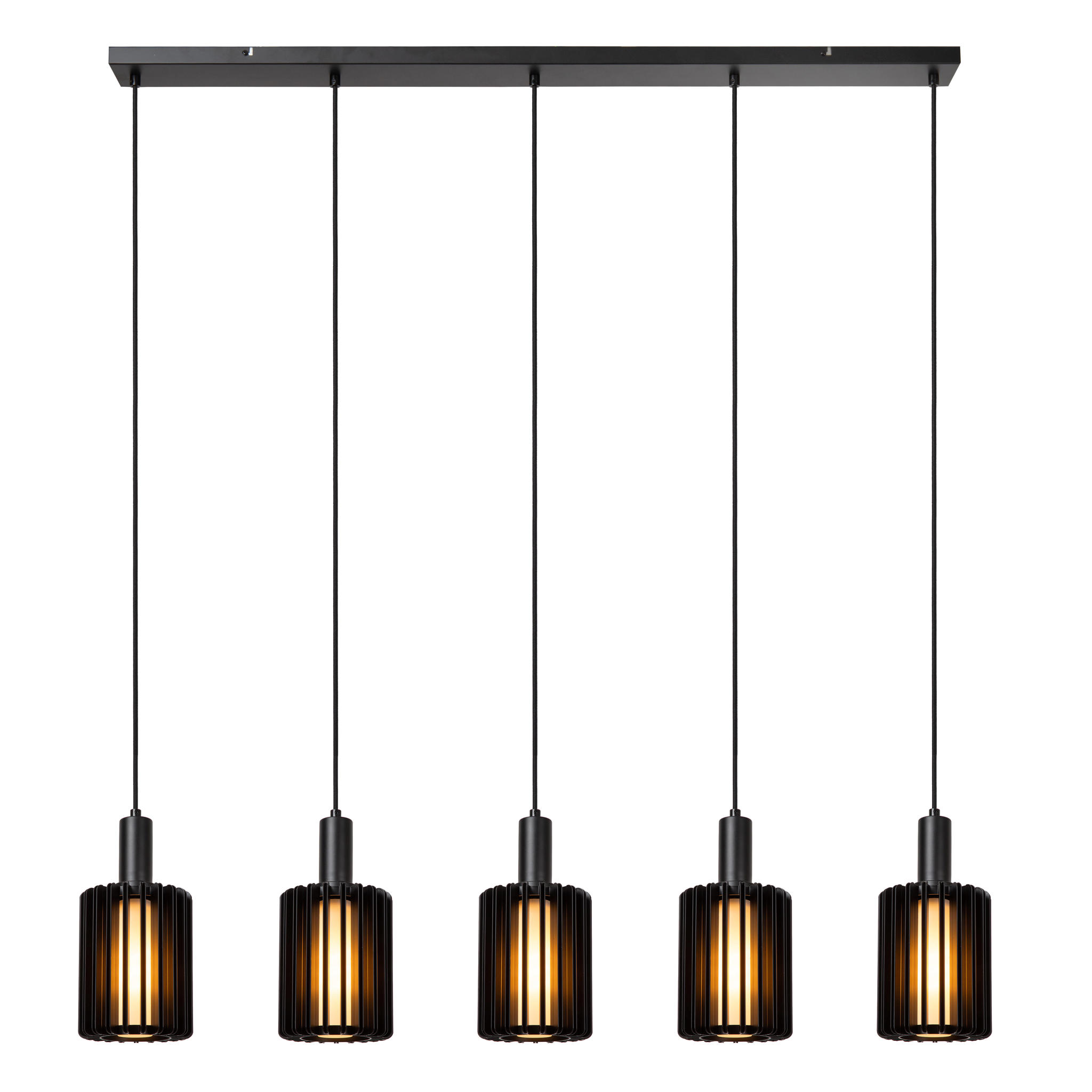 Lucide Fix Multiple - hanglamp - 400 x 200 cm - zwart