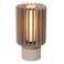 Lucide LAMBRES - Tafellamp - Ø 15 cm - 1xE27 - Taupe