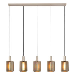 LAMBRES - Hanglamp - 5xE27 - Taupe