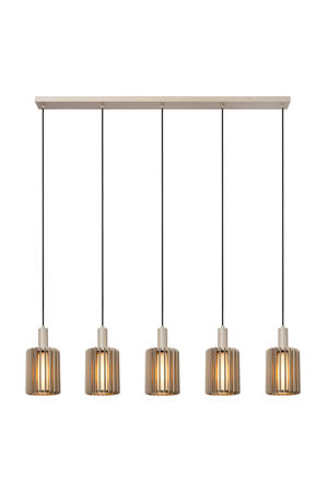 LAMBRES - Hanglamp - 5xE27 - Taupe