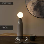 thumbnail: Lucide FIGARO - Tafellamp - Ø 12 cm, H 48 cm - 1xG9 - Grijs