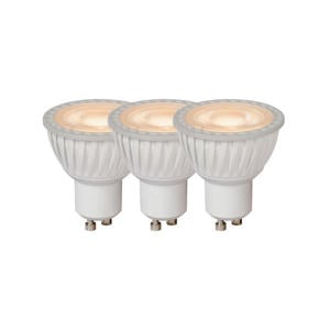 MR16 - Led lamp - Ã˜ 5 cm - LED Dimb. - GU10 - 3x5W 3000K - Wit (set van 3)
