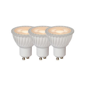 MR16 - Led lamp - Ø 5 cm - LED Dimb. - GU10 - 3x5W 3000K - Wit (set van 3)