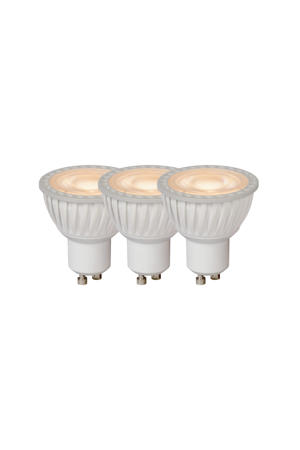 MR16 - Led lamp - Ã˜ 5 cm - LED Dimb. - GU10 - 3x5W 3000K - Wit (set van 3)