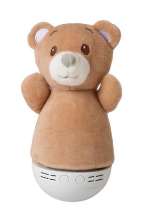 DOLLY - Tafellamp Kinderkamer - Batterijen - LED - 1x3W 2700K - Met muziekfunctie - Bruin
