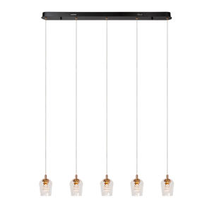 BERLIANE - Hanglamp - LED Dimb. - 5x4W 2700K - Met vervangbare LED-module - Transparant | Essential