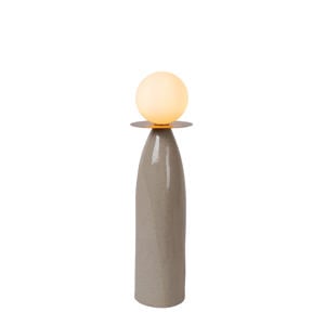 FIGARO - Tafellamp - Ø 12 cm, H 45cm - 1xG9 - Grijs