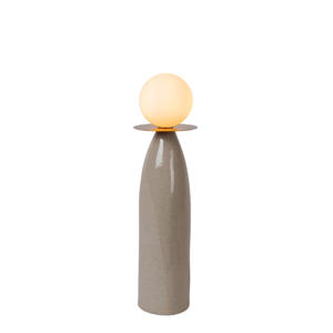 FIGARO - Tafellamp - Ø 12 cm, H 45cm - 1xG9 - Grijs